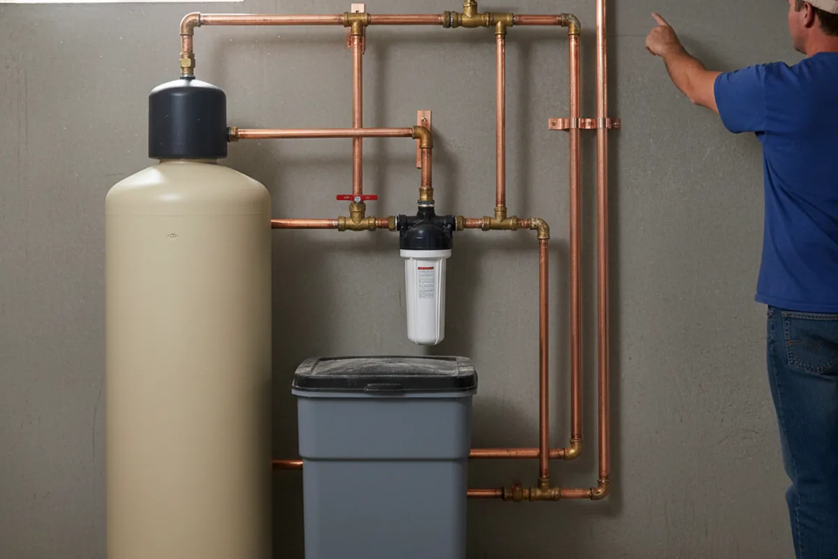 Whole-house water treatment system installed in Homer